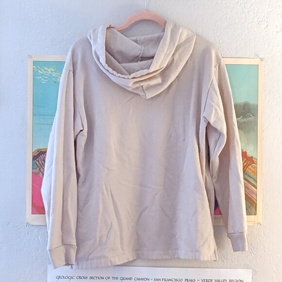 PINK Victoria's Secret Leopard Campus Pullover Hoodie Size Small - Picture 4 of 4